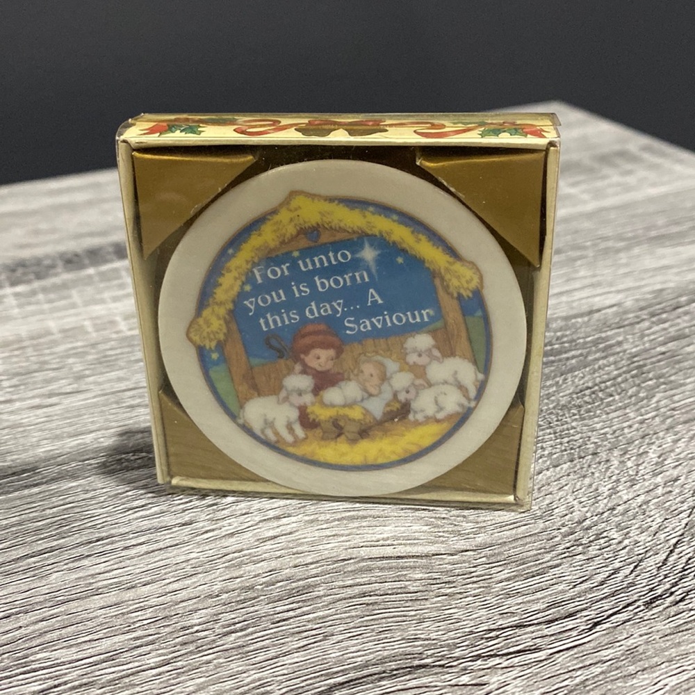 Enesco | Gifted Greetings: For Unto You is Born This Day…A Saviour - Ornament